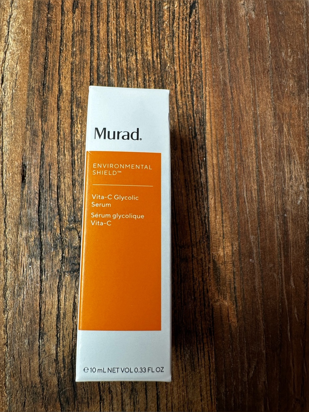 Murad Vita-C Glycolic Serum — Orange and White